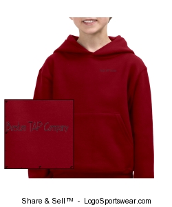 Russell  Youth Dri-Power Fleece Pullover Hooded  Design Zoom